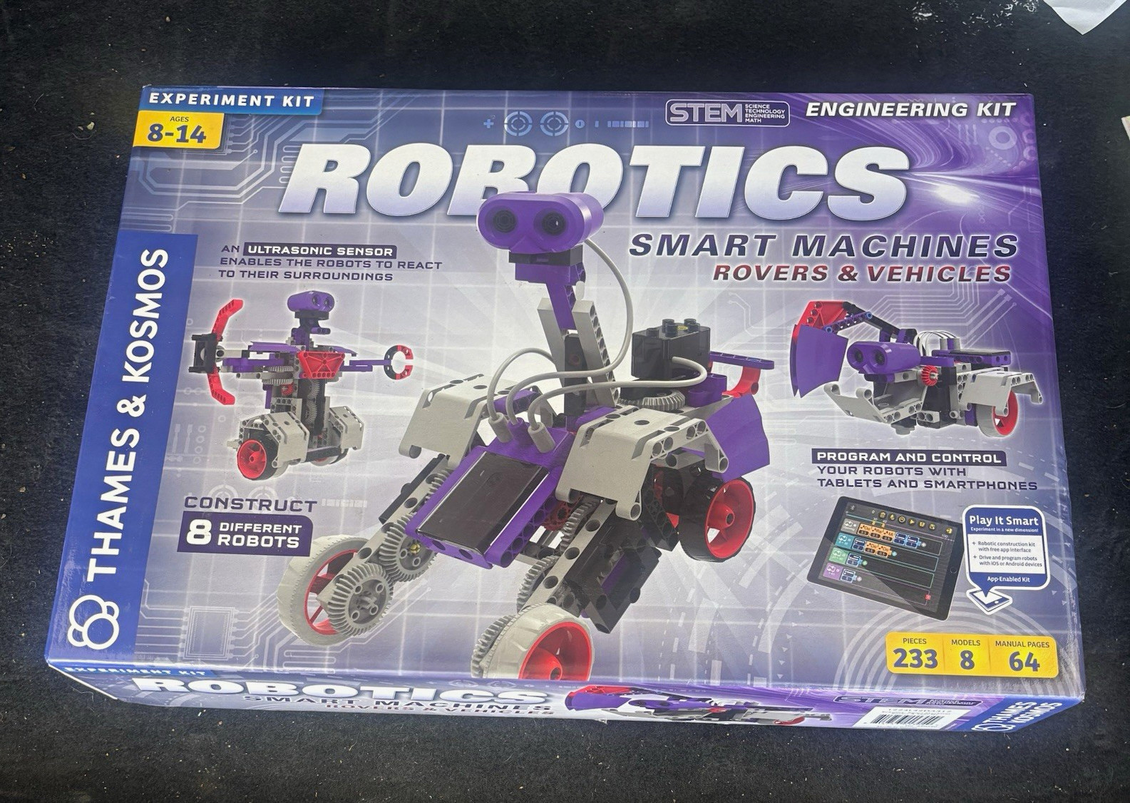 Thames & Kosmos Robotics Smart Machines Rovers & Vehicles STEM Kit 8-14 620340