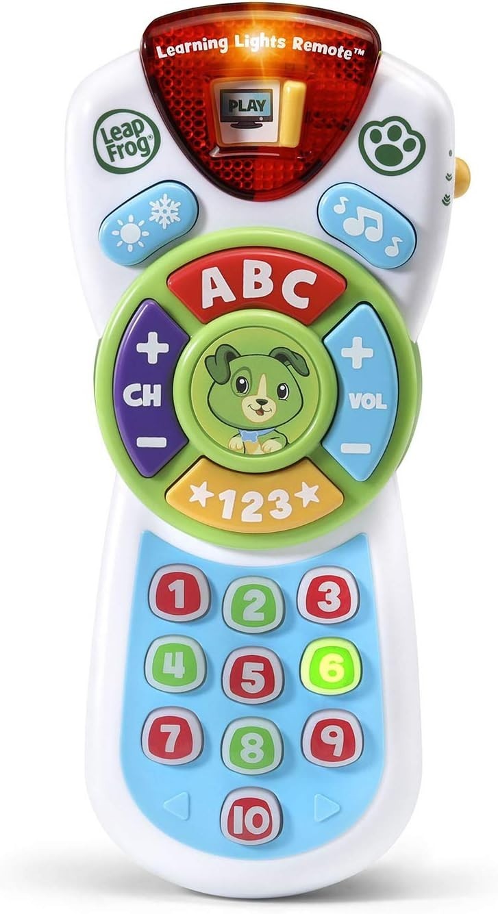 Scout’s Learning Lights Remote Deluxe – 17 Interactive Buttons for Toddlers