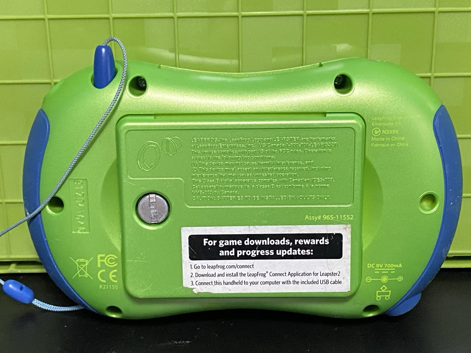 LeapFrog Leapster 2 Learning Game System Education Console For Parts Not Working