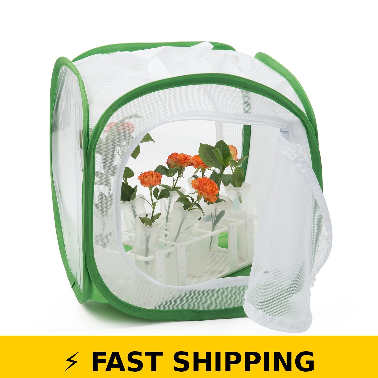 RESTCLOUD Monarch Butterfly Habitat – Insect Mesh Cage 12x12x12