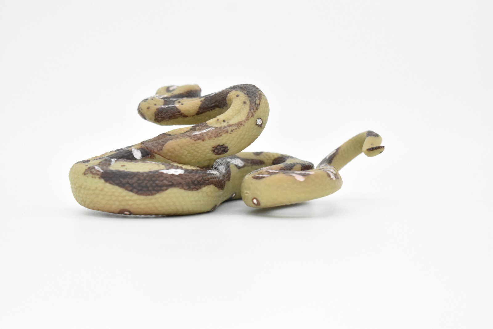 Python Snake Toy, Museum Quality Rubber Model Hand Painted Figurine 5″ CH100BB87
