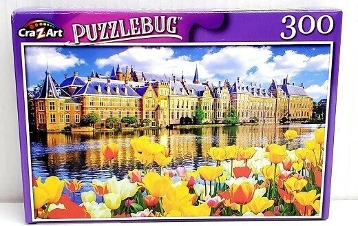 CRA-Z-ART 300 PIECE PUZZLEA BURANO VENICE ITALY BINNENHOF NETHERLANDS BOATS