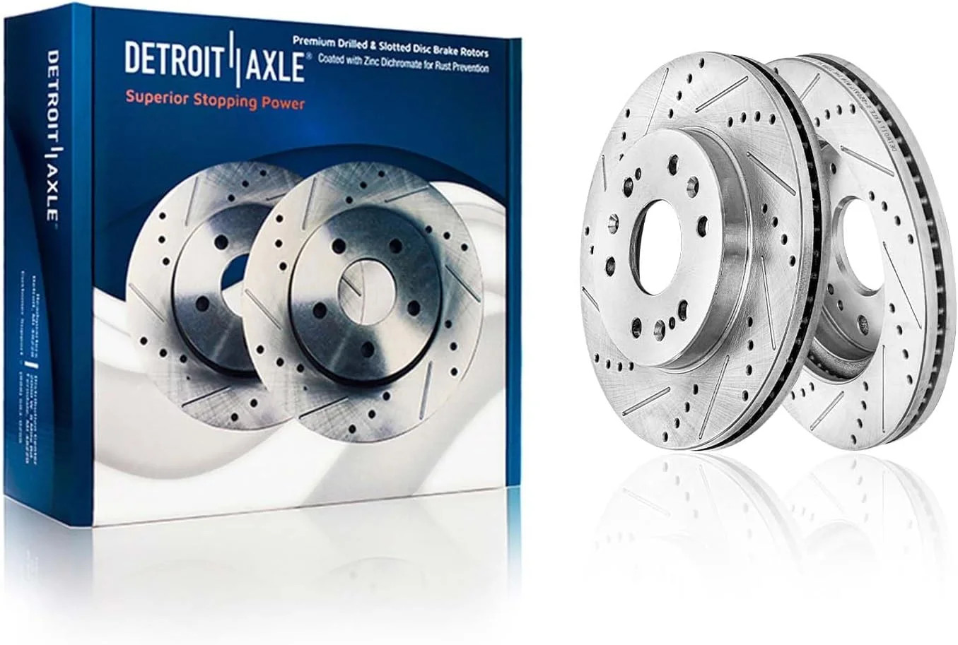 Detroit Axle – Front Brake Kit for Chevy GMC Silverado Sierra Suburban Express S