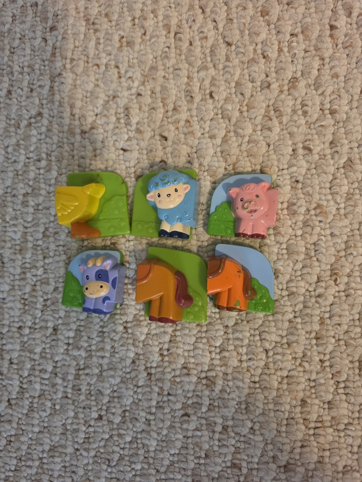 LeapFrog Fridge Farm Magnetic Animal- Set of half Replacement pcs **No full pair