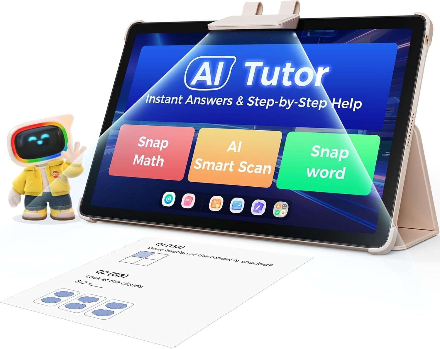 Educational Kids Tablet – 11″ HD Display, 128GB Storage & 8-Hour Battery Life