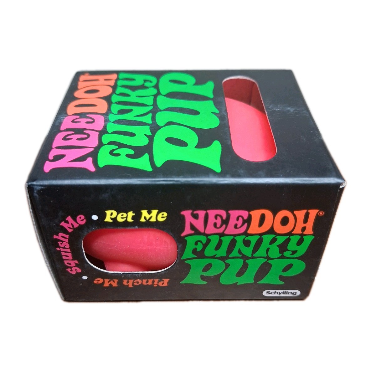 Sealed Needoh Funky Pup Pink – Squishy Stress Relief Toy Schylling Free Shipping