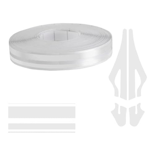 KITUREK 32Ft Car Pinstriping Tape, Vinyl Pin Striping Decals Car Trim White