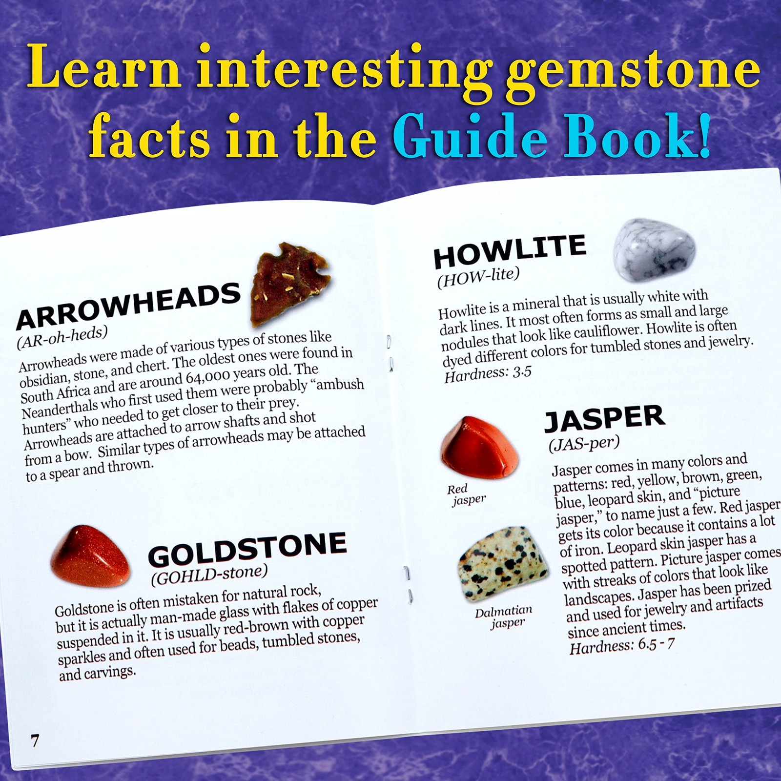 Gemstone Dig Kit – Excavate 16 Real Gems & Crystals, STEM Science Activity for K