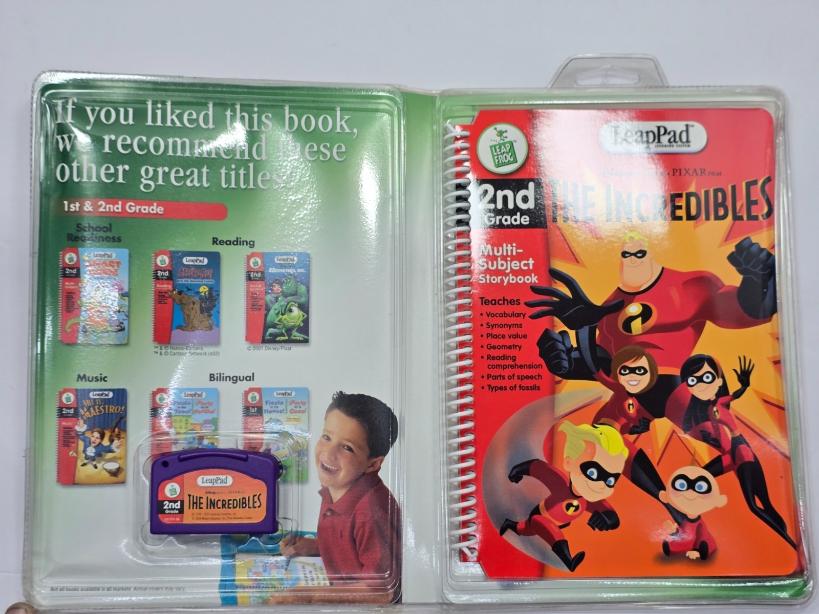 LeapPad Bundle With 14 Books and 12 Cartdriges