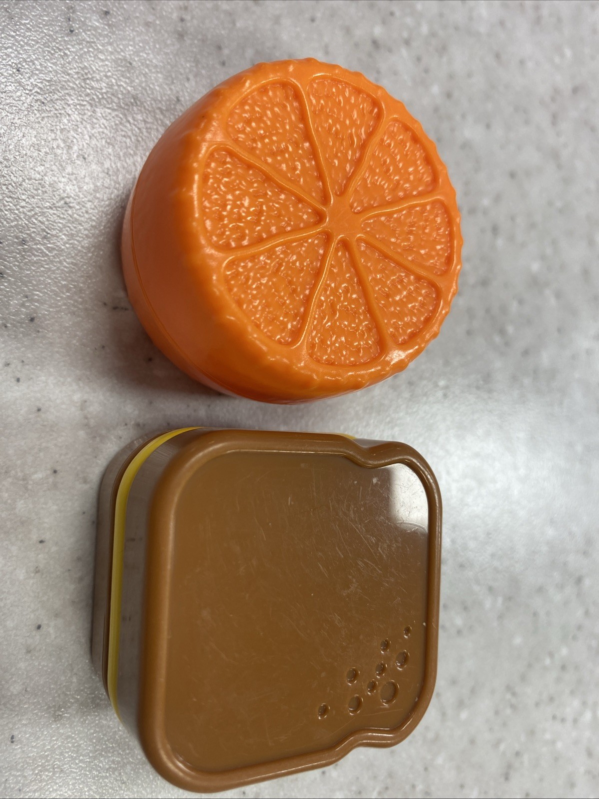 LeapFrog Shapes And Sharing Picnic Basket Replacement Parts Orange Sandwich Part