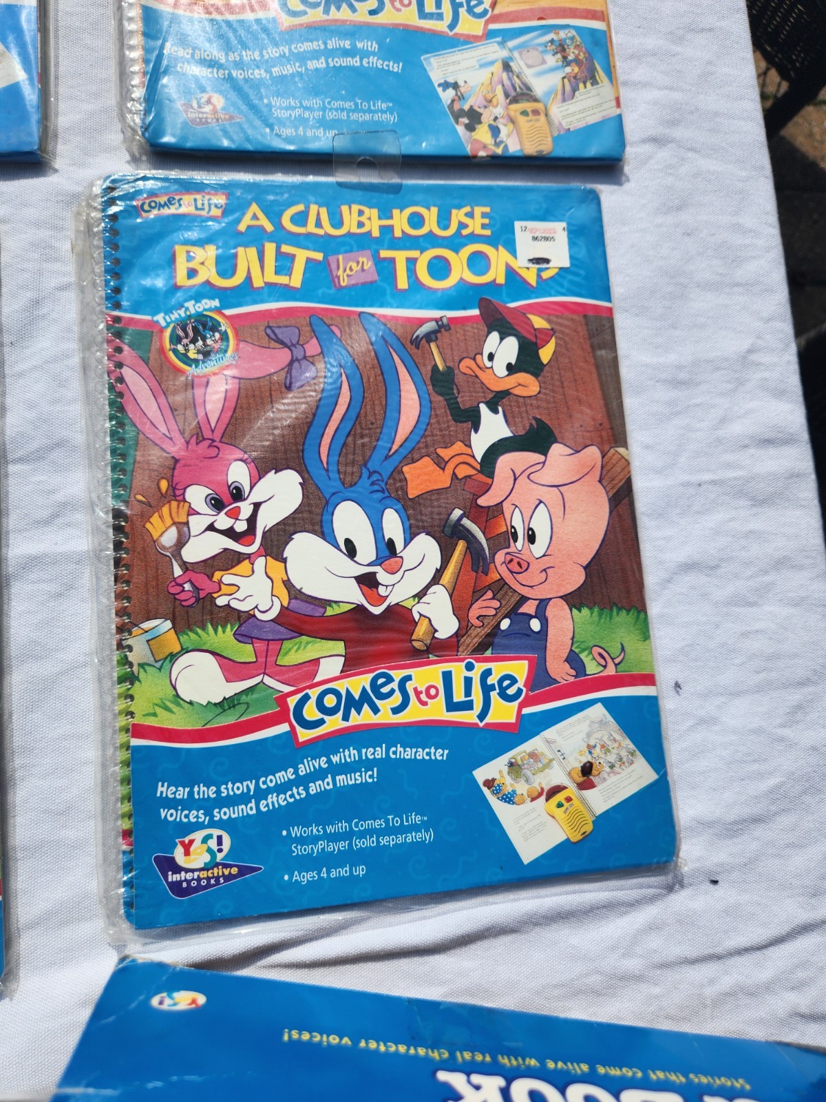 Comes to Life – Story Player & Book, Yes! Interactive, 1994, NEW With 9 books