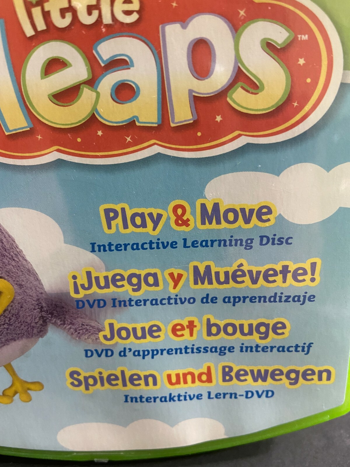 Leap Frog Baby Little Leaps PLAY & MOVE Interactive Learning Disc