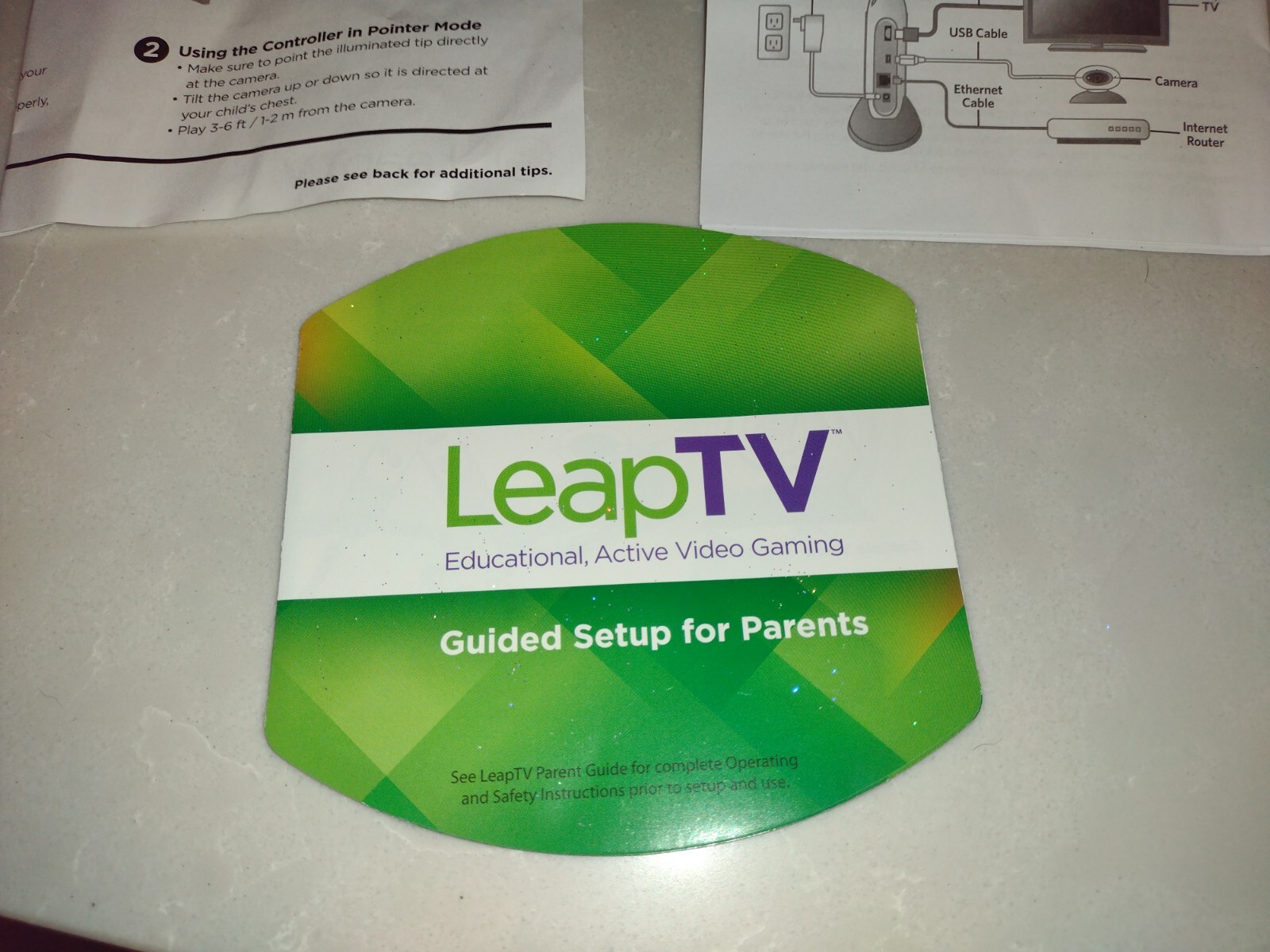 Leap TV Educational, Active Video Game w/ Console, Motion Sensing Camera, Plus