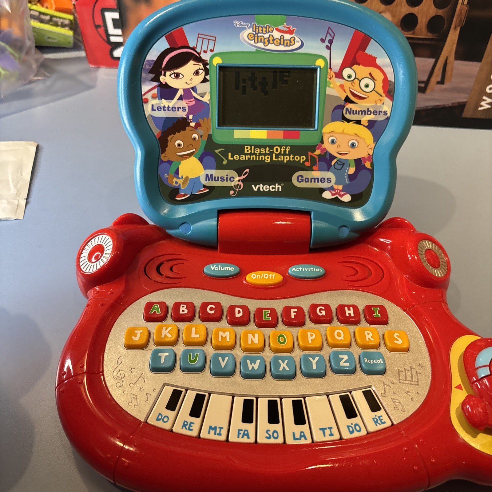 VTech Little Einsteins BLAST-OFF LEARNING Laptop – 18 Activities, WORKS!! Read