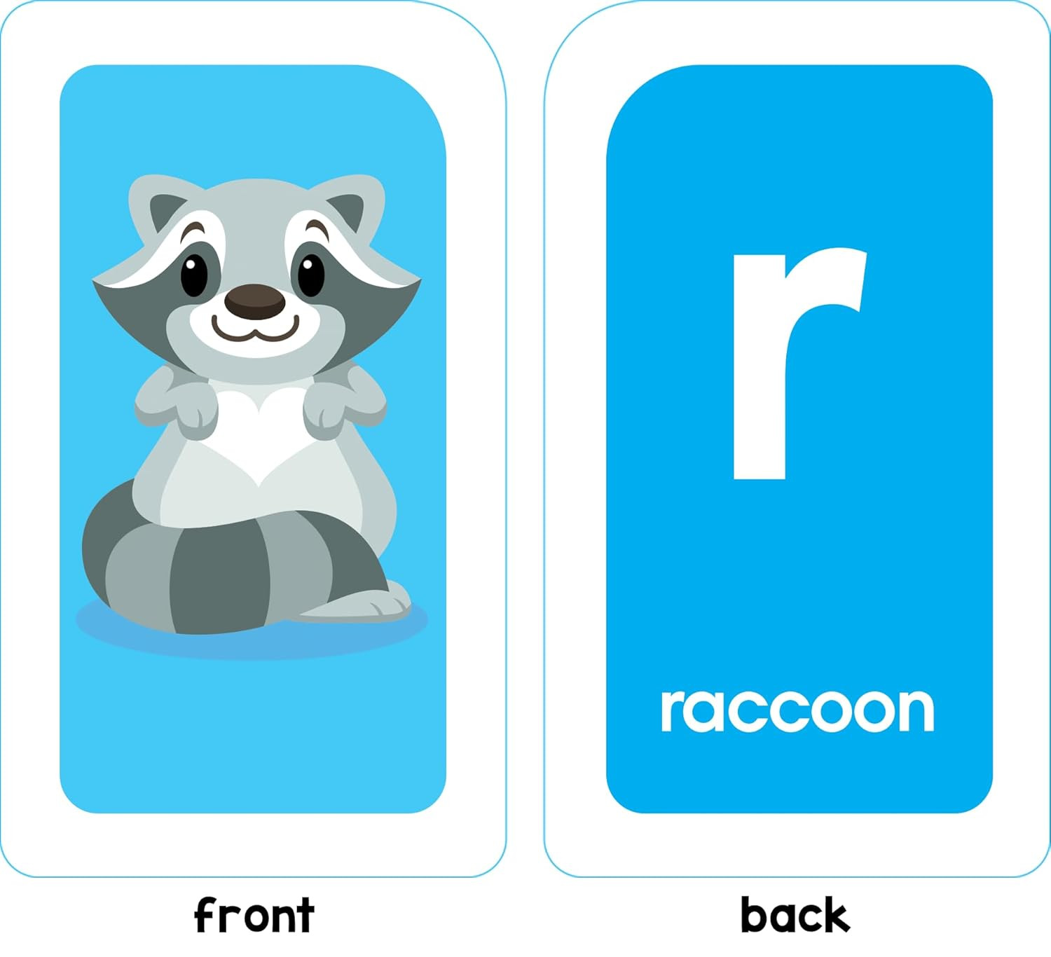 Flash Cards For Kids ABC Alphabet Toddlers Early Learning Educational First Word