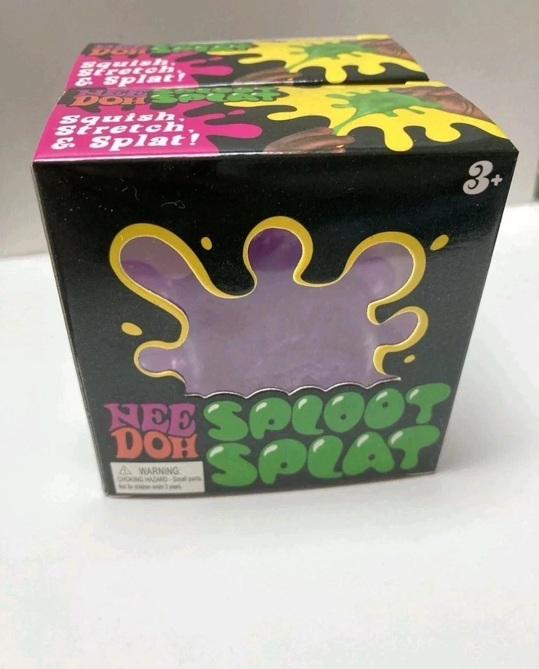 Purple NeeDoh 💜 SPLOOT SPLAT Nee Doh Splatter Fidget Squishy 🚚Free Delivery