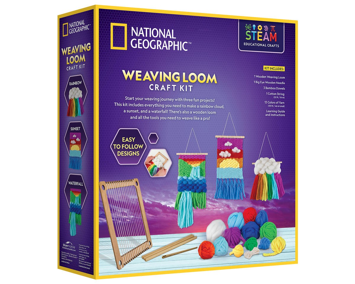 Blue Marble National Geographic Weaving Loom Craft Kit [DWDRTWEAVE]