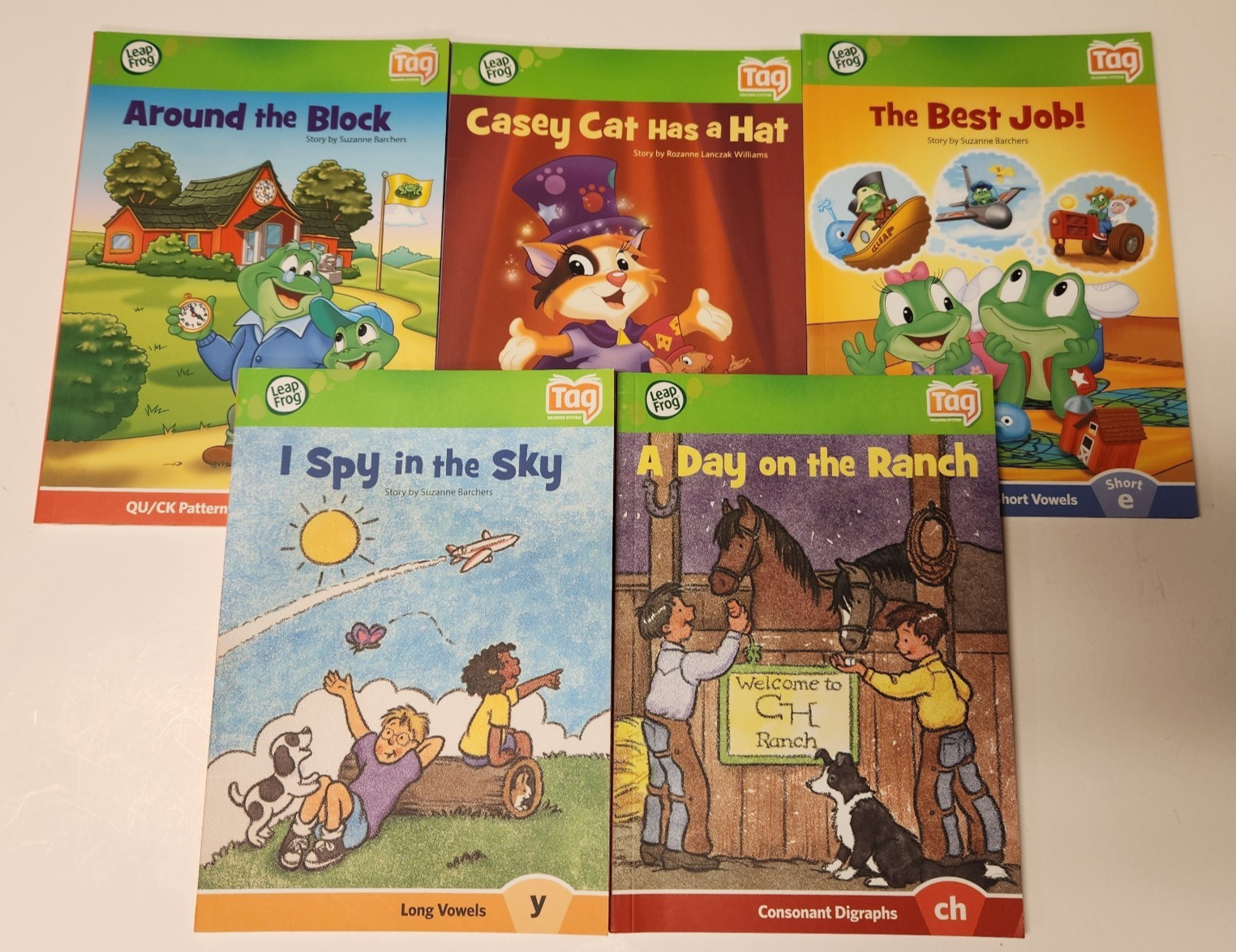 LeapFrog Tag Reading System Lot of 15 Softcover Books LeapReader Learn to Read