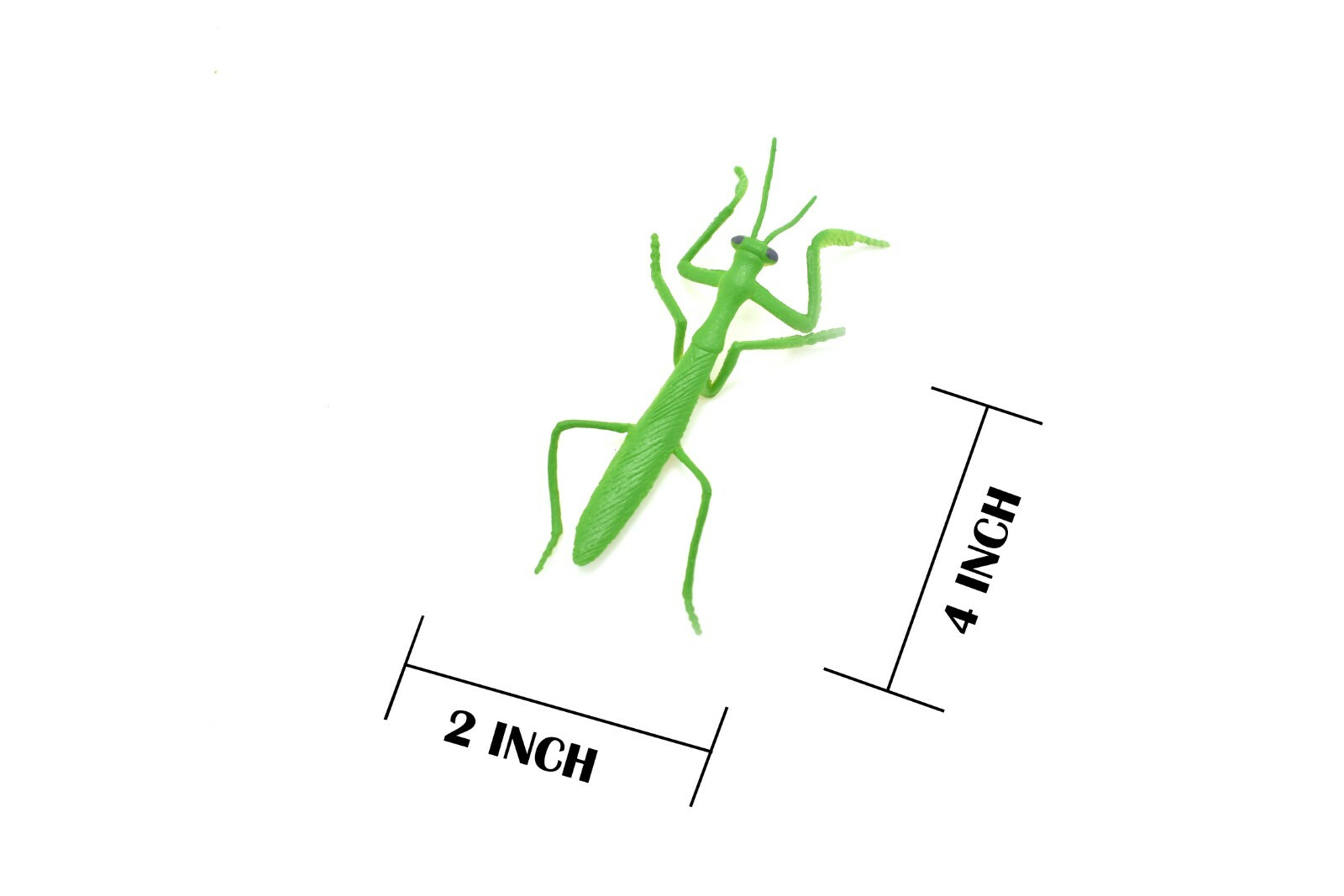 Praying Mantis, Rubber Insect, Toy, Realistic Figure, Model, Kids Gift 4″ F1053
