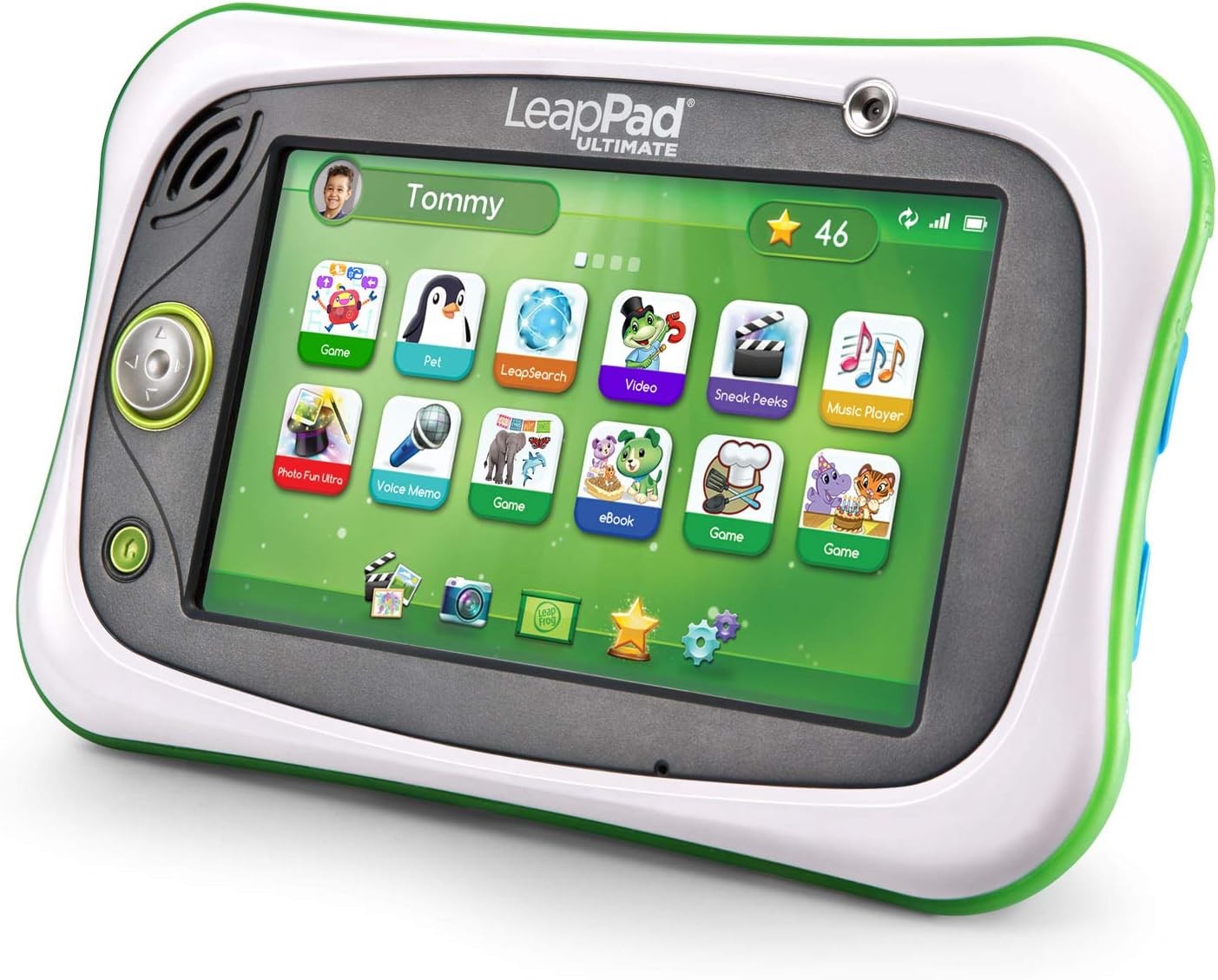 LeapFrog LeapPad Ultimate Get Ready for School Tablet, Green (English Version),