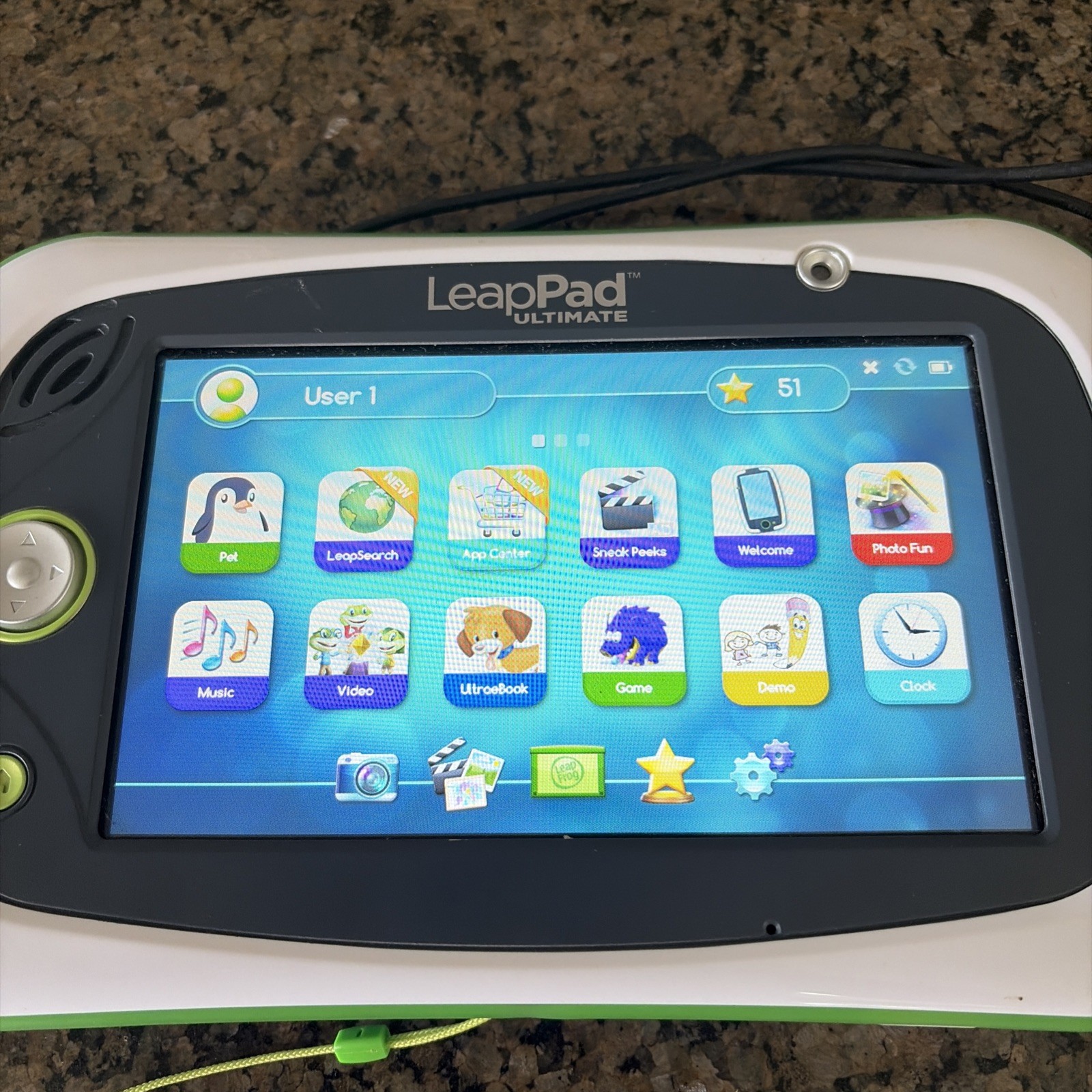 LEAP FROG LEAPPAD Ultimate Tablet 2017 Model 6020 See Notes