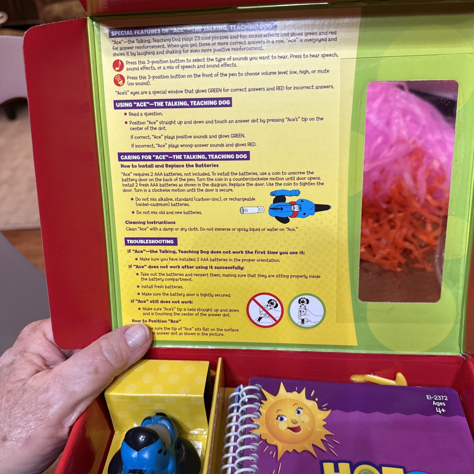 Hot Dots Let’s Master Math Pre-K Interactive Learning Ace Talking Teaching Pen