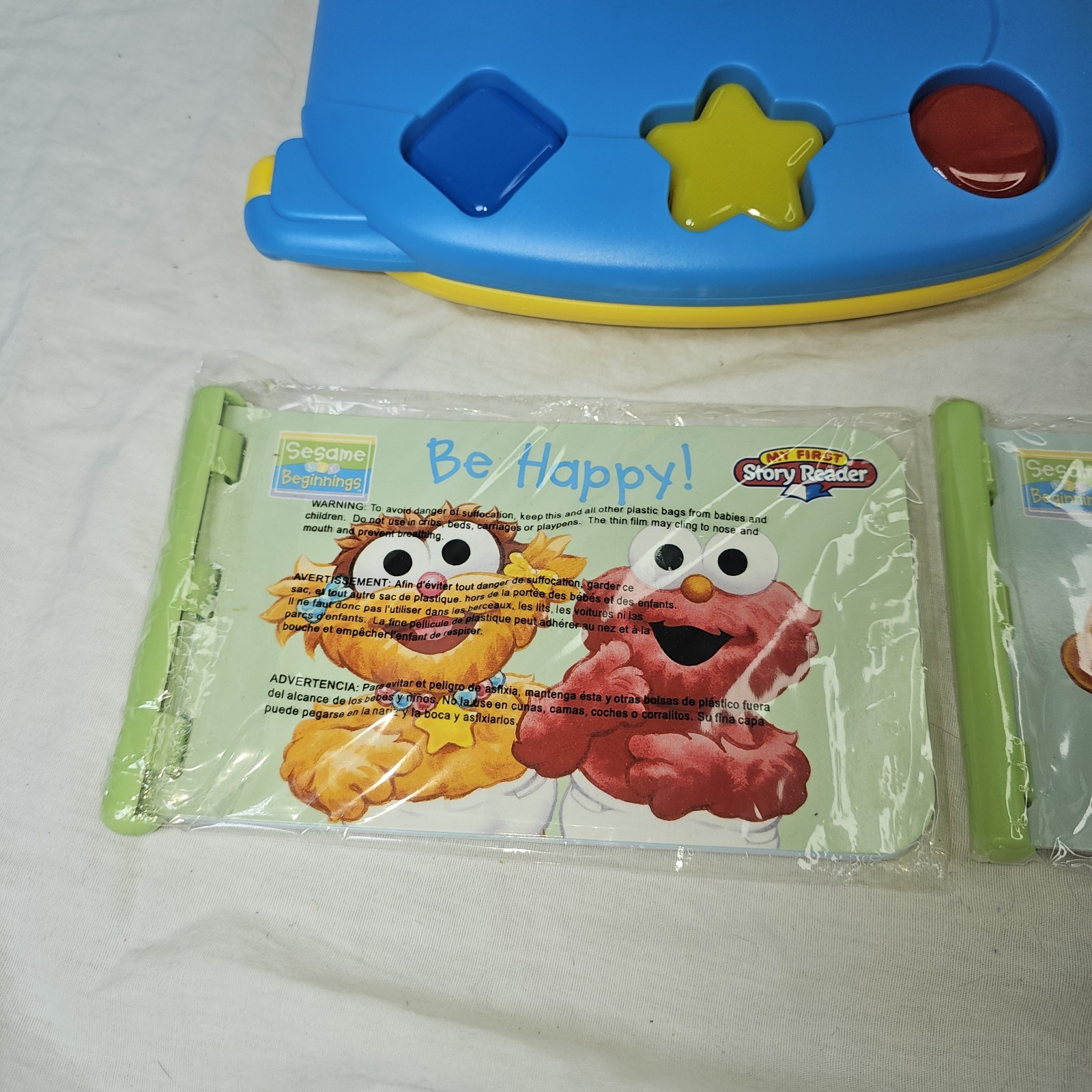 Sesame Street Beginnings My First Story Reader & 3 Interactive Storybooks 2005