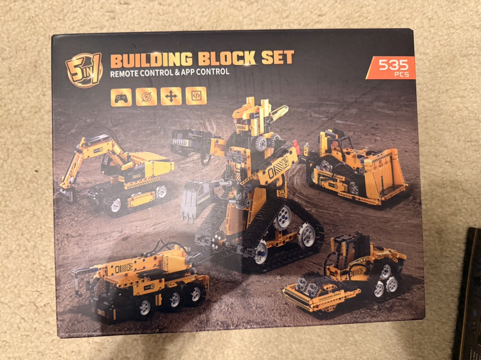 5 in 1 STEM Remote Control Building Kit, 392Pcs Blocks Erector Projects Set