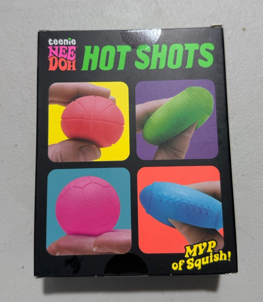 NEW Teenie NeeDoh Hot Shots Multipack- Nee Doh 4 Pack, Out Of Stock Everywhere