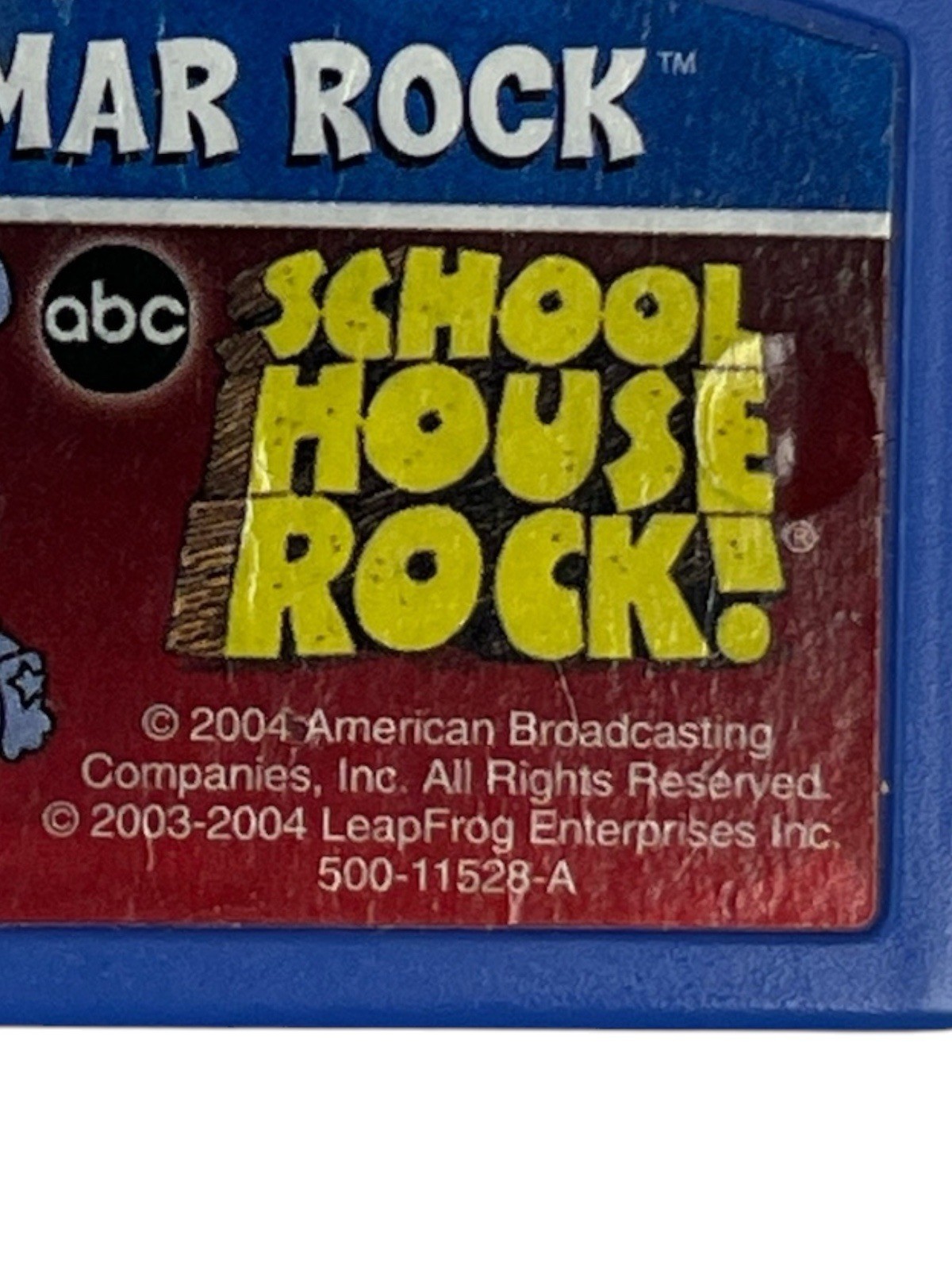 Leap Frog Leapster Grammar Rock ABC School House Rock “Cartridge Only”