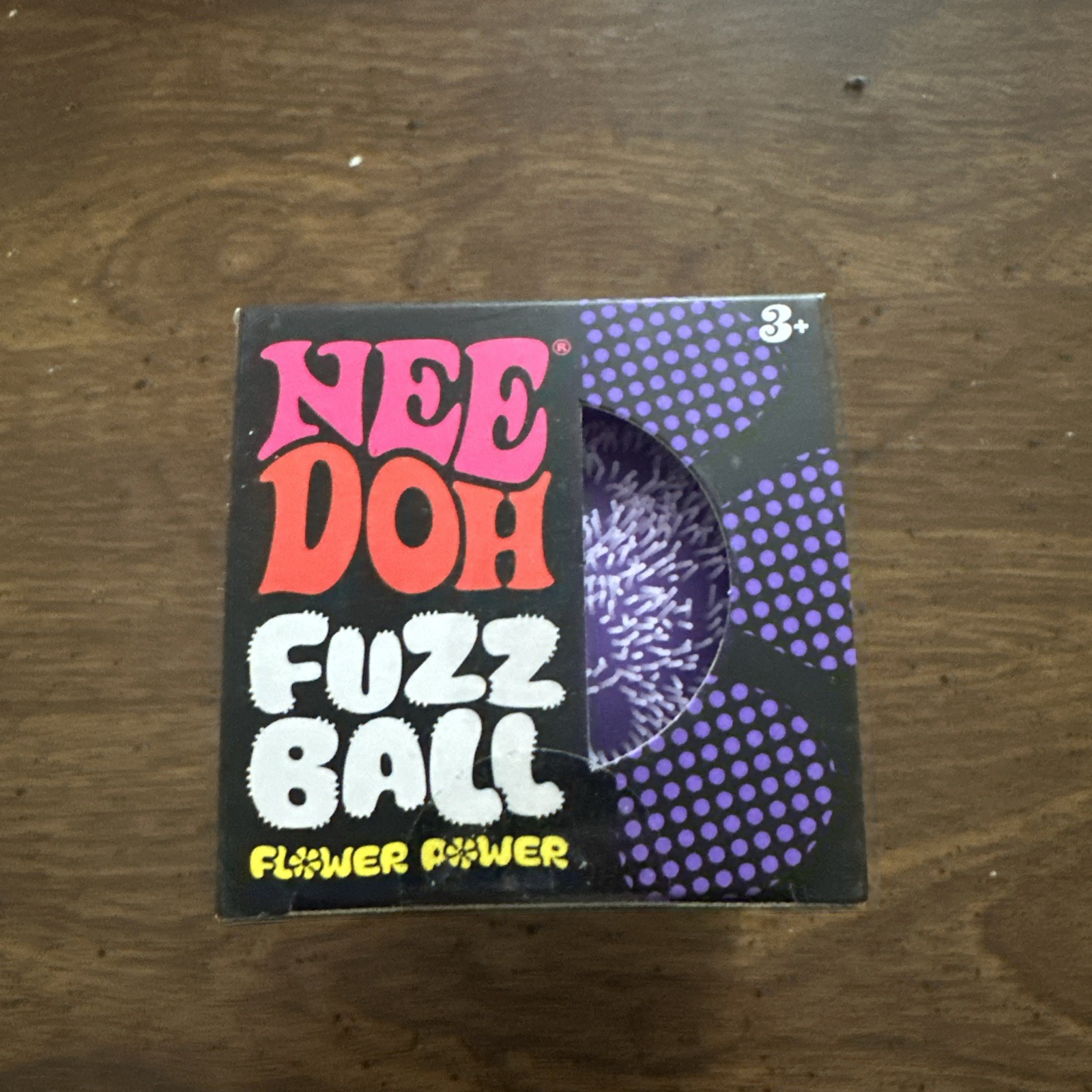 PURPLE Needoh FUZZ BALL THE O.G. Nee Doh Squishy NEE-DOH Fuzzball 100% AUTHENTIC
