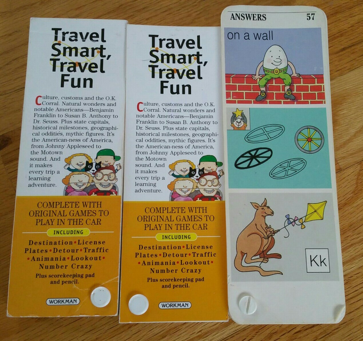 Brain Quest Extra For The Car Set Ages 7-12 All About America 3rd Edition plus