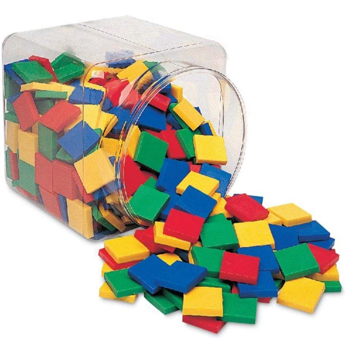 Plastic Color Tiles-400 Manipulatives For Kids