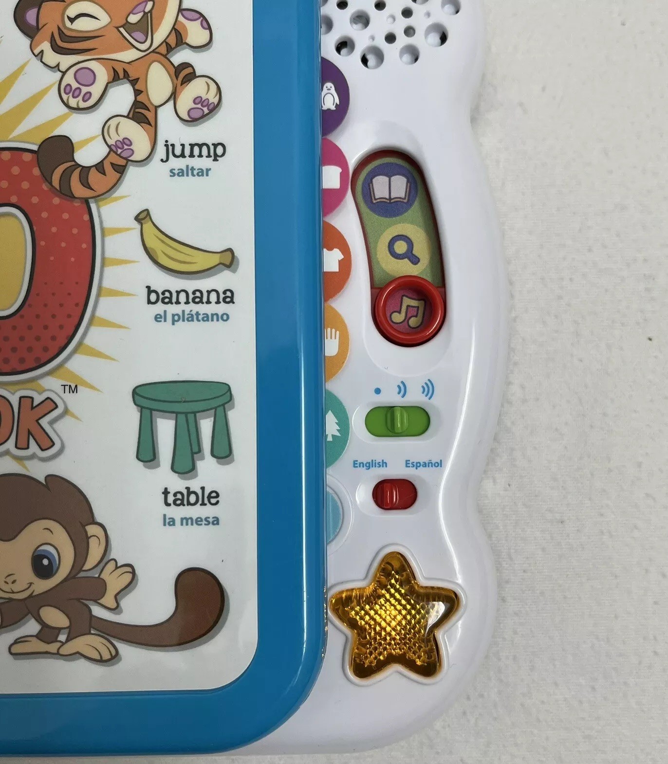 LeapFrog Learning Friends 100 Words Book Electronic Bilingual, Tested & Works