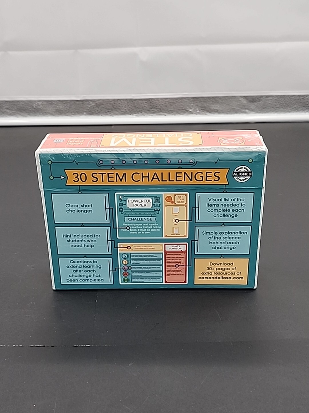 Carson Dellosa Stem Challenges Card Set Grades 2 – 5, Teachers and Homeschool