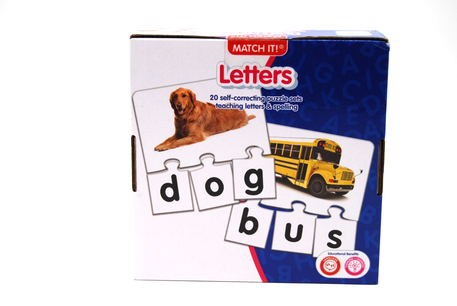 Match It Letters Puzzle Cards Early Reading Skills – Kids Ages 4 and Up