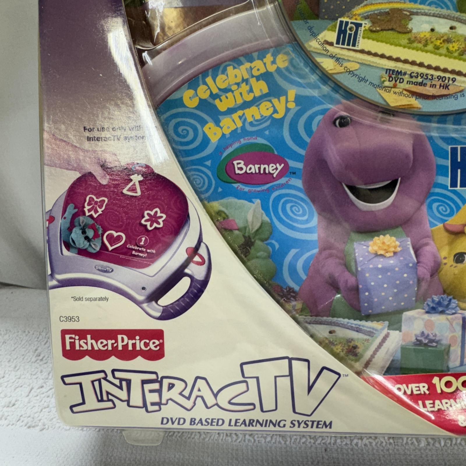 Fisher Price InteracTV Barney and Friends Kids DVD Based Learning System BN15