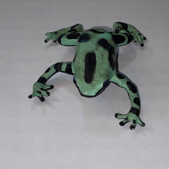 Safari Ltd POISON DART FROG Green & Black 1990 Animal Figure