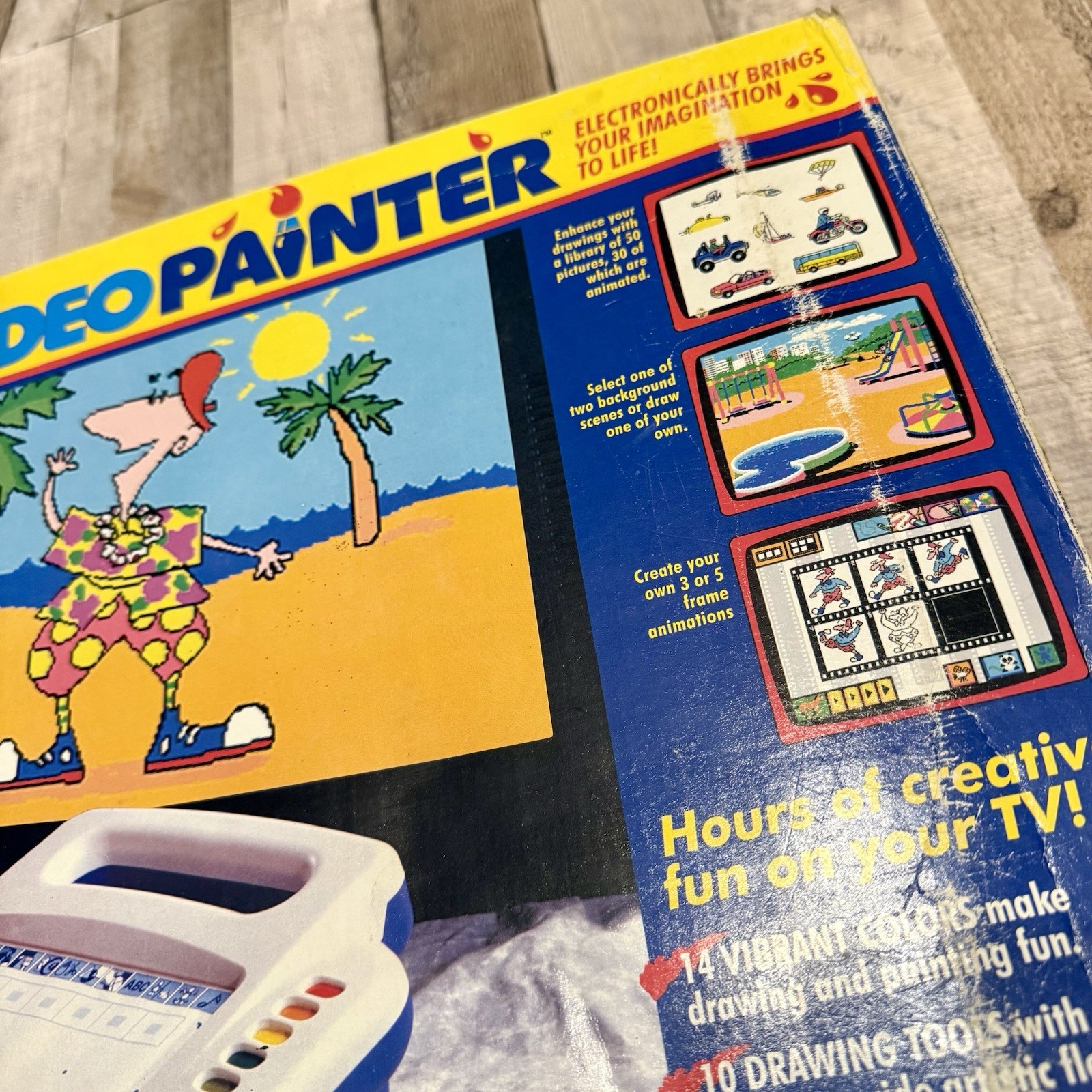 Vintage VTech Master Video Painter In Box Stylus Cord Manual Very Nice