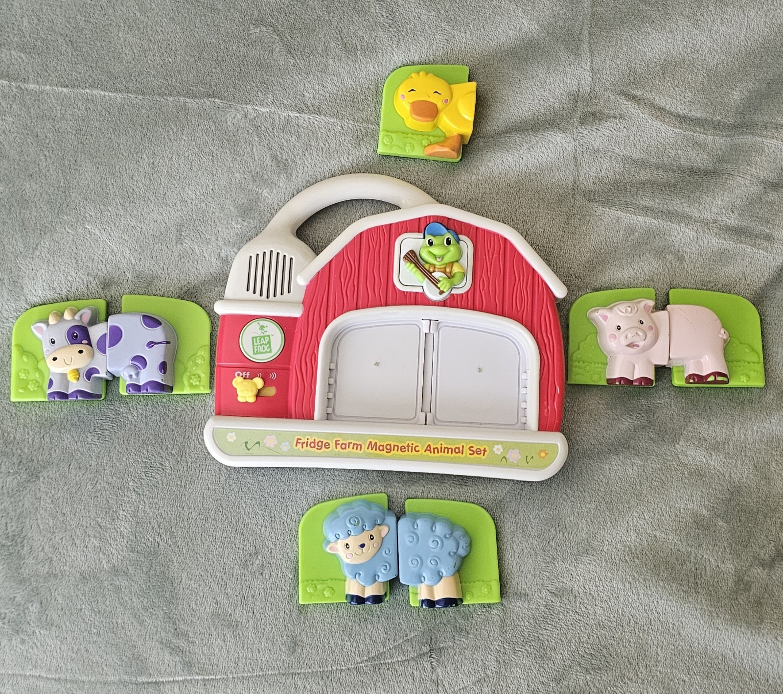 LeapFrog Fridge Farm Magnetic Animal Set Works Great 3.5 Animals