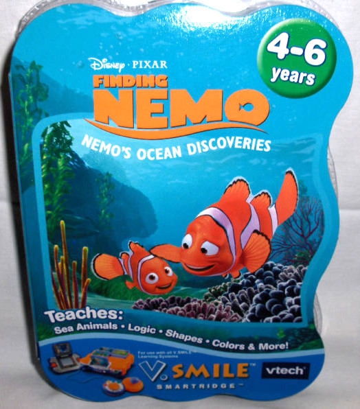 Finding Nemo-Ocean`Vsmile-VTech-4-6 Yrs`NEW`FREE SHIP