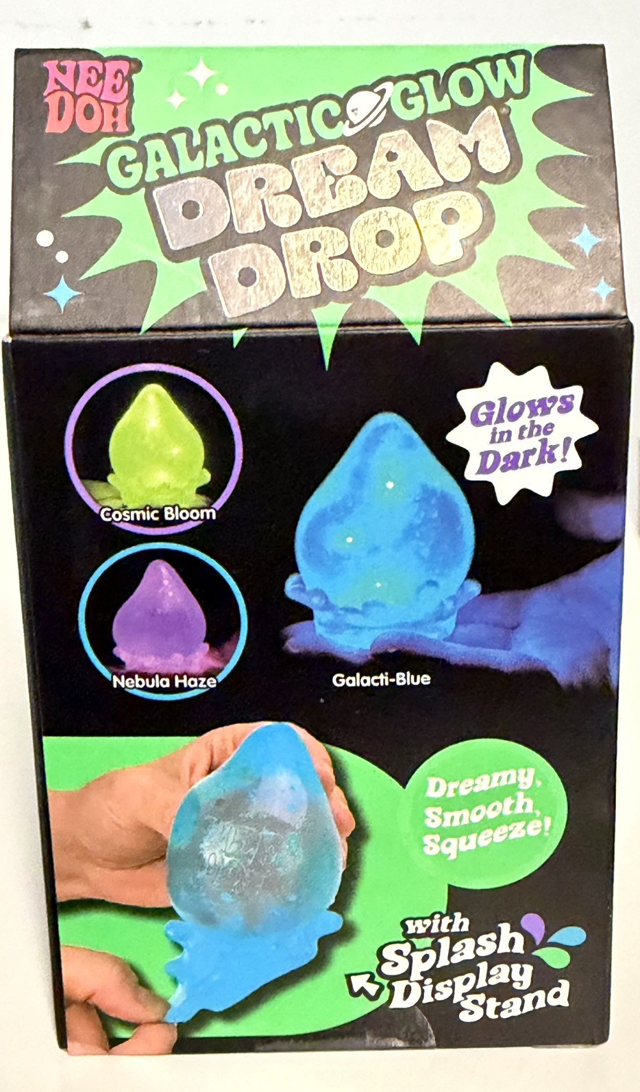 Galactic Glow Dream Drop NeeDoh GREEN EXTREMELY RARE AUTHENTIC