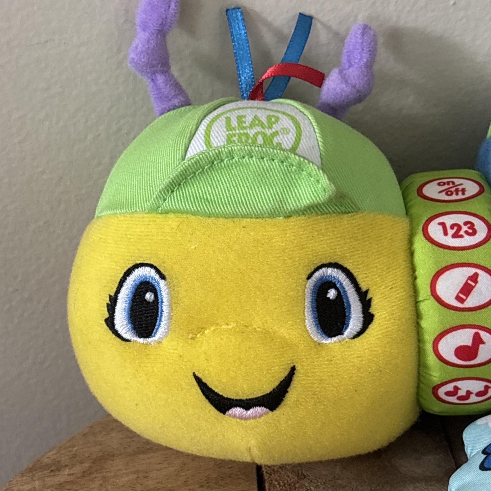 LeapFrog Baby Musical Counting Pal Sensory 14″ Caterpillar Play Tested Works