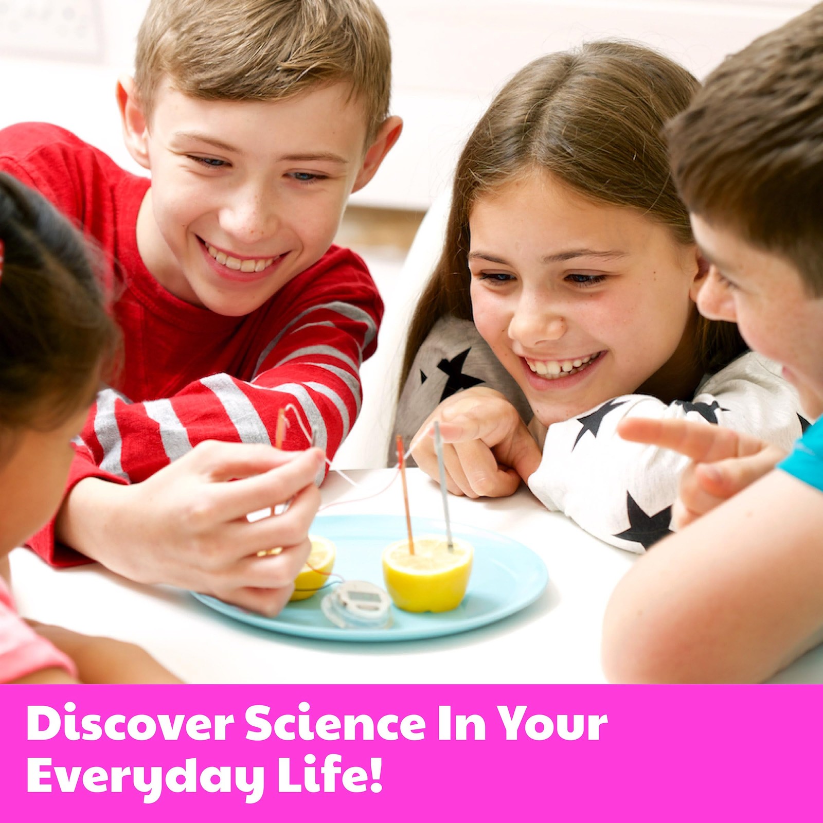 Science Fundamentals Kit with 30 Fun Experiments for Ages 8 and Up