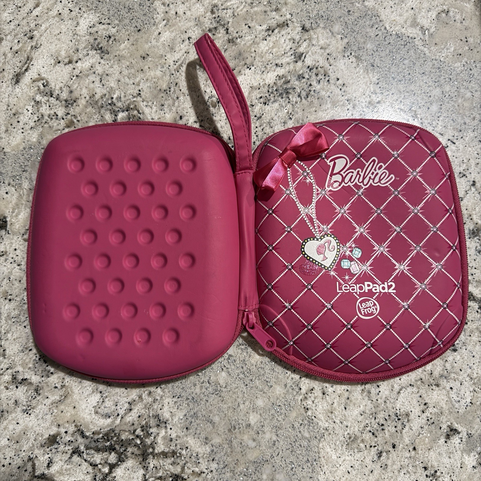 LeapFrog • LeapPad 2 • Barbie Case Hard Shell Travel Pink • Case Only