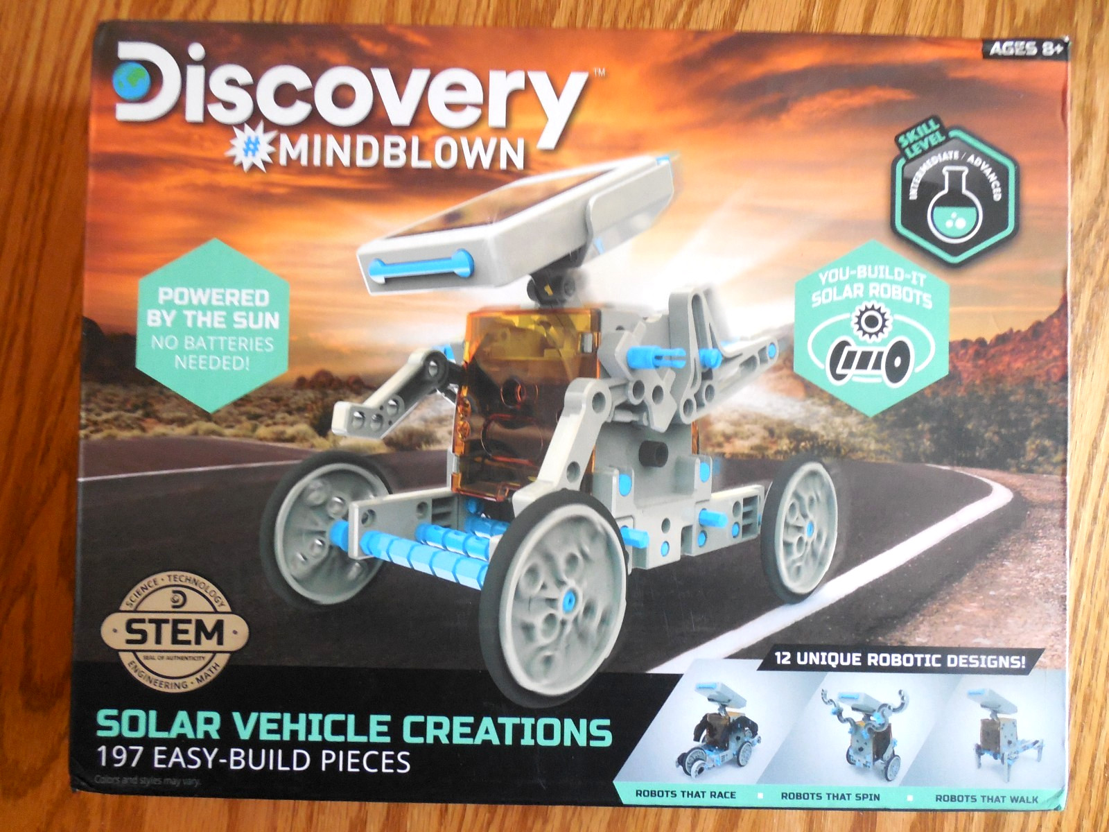 NEW Discovery #Mindblown “Solar Vehicle Creation” Kit w 197 Easy-Build Pieces