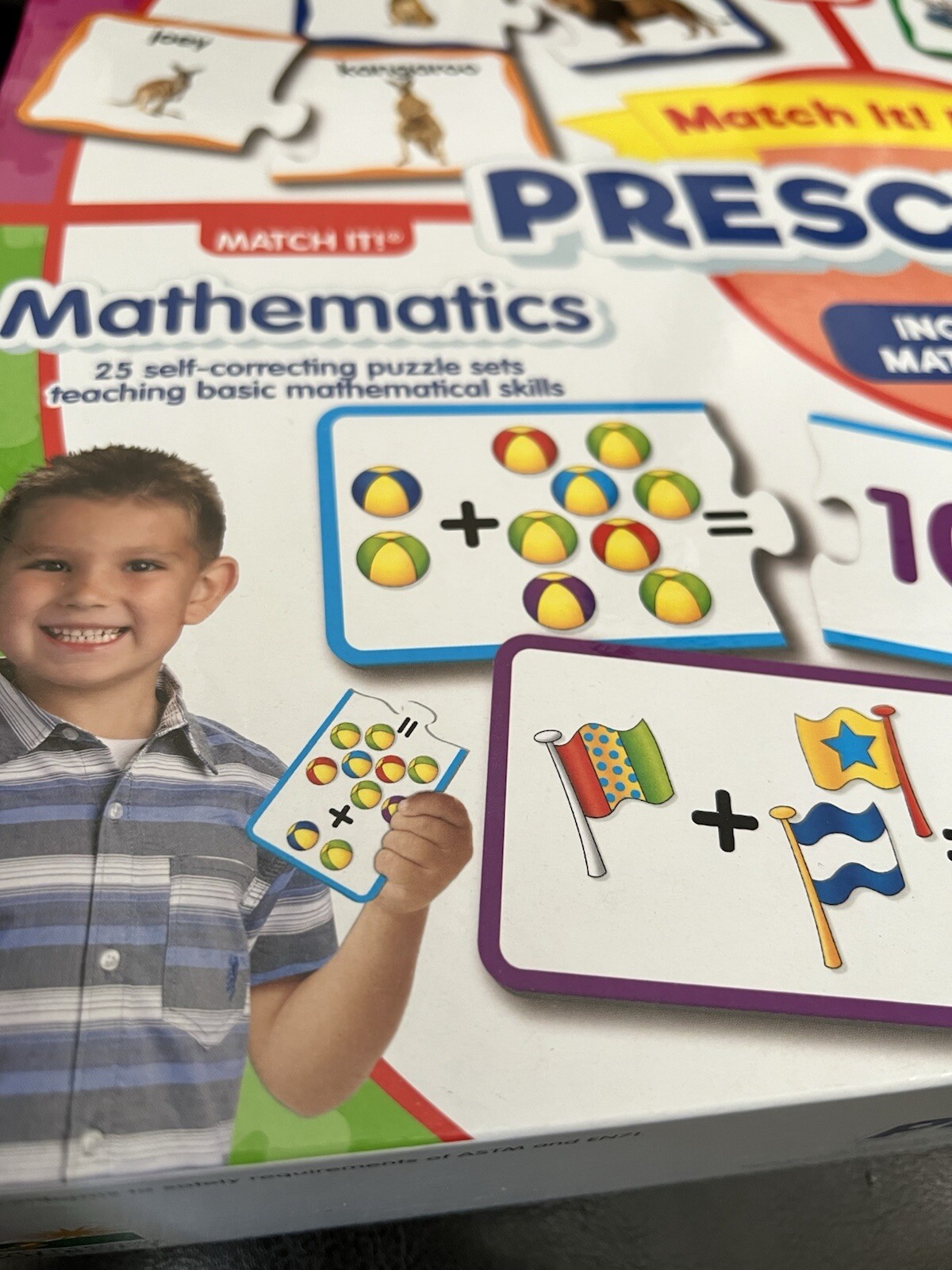 Match It! Mania Preschool, 4-6 Years, Mathematics, First Words (Unused)