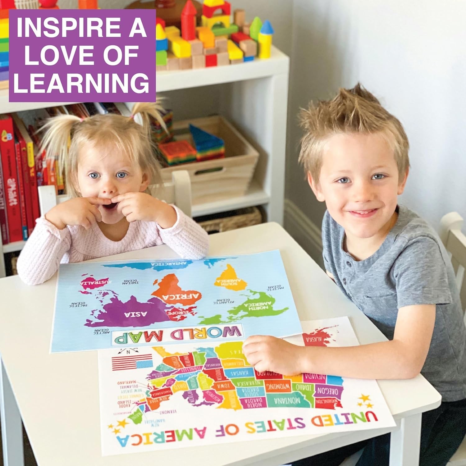 16 Educational Posters for Toddlers 1-3 – Learning Poster for Kids Ages 3-5, …