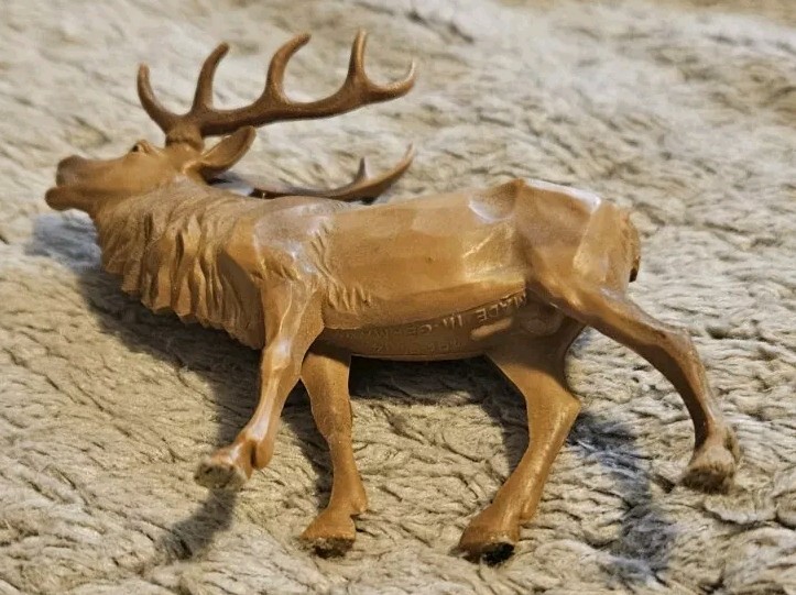 Forest Animal Figure Lot Six (6) Animals 4 Inches Long