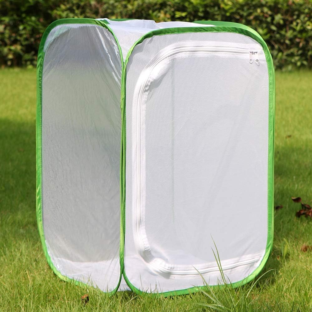 RESTCLOUD Insect and Butterfly Habitat Cage Terrarium Pop-Up 23.6 Inches Tall